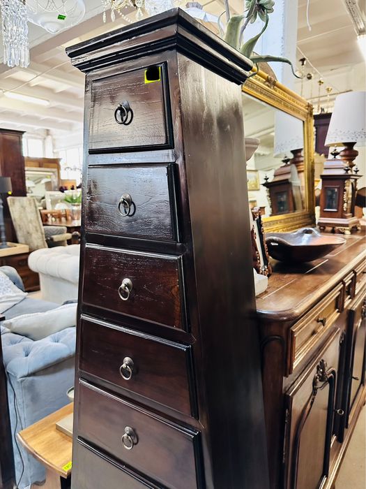 Wysoka komoda kolonialna PIRAMIDA z 9 szufladami :)