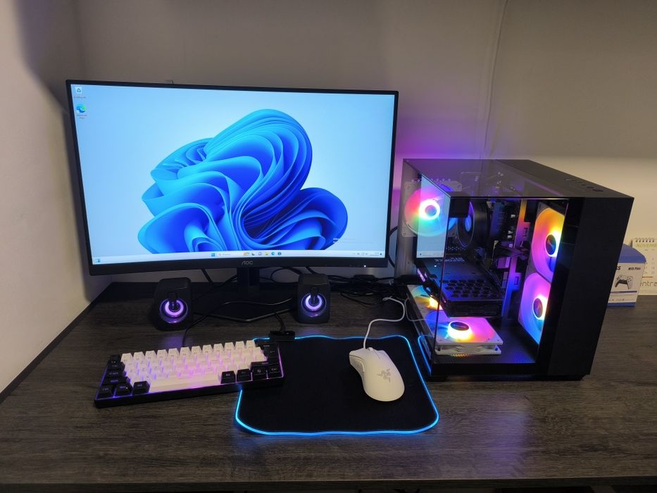 PC 3060RTX R5 16G Ram + Ecrã + Periféricos 3x S/ Juros