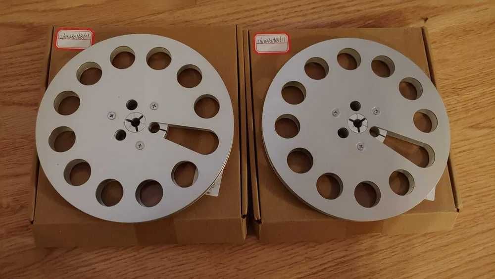 Szpule aluminiowe 18cm 2 szt, dwa wzory