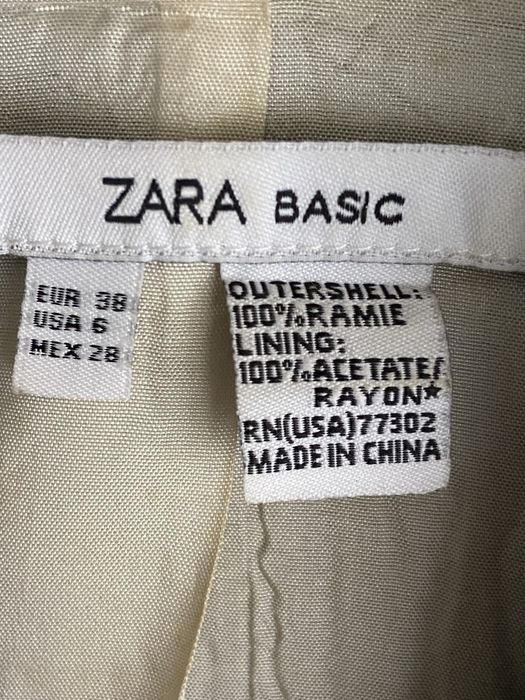 Blazer de linho com bordados