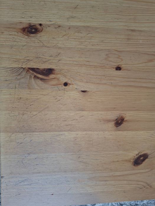 IKEA LERHAMN Stół, bejca jasna patyna, biała 74X74