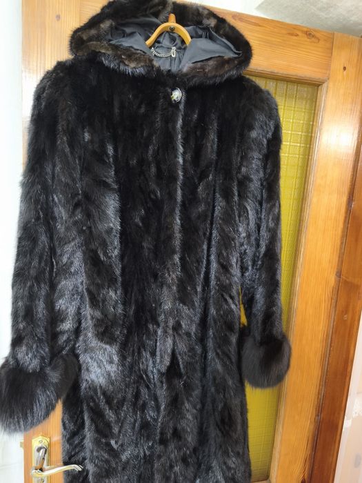 Шубка  норкова з кусочків