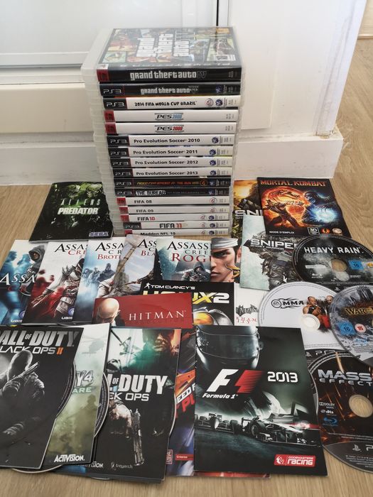 Lote de 38 jogos para PS3