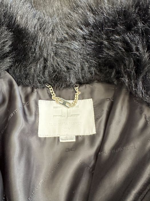 S/M 46 Elisabetta Franchi Pinko Prada Chanell Dior płaszcz zimowy