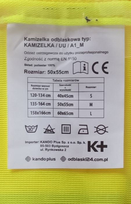 Kamizelka odblaskowa