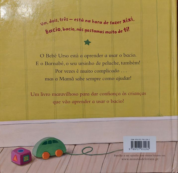Livro:  "Está na Hora do Bacio" - Um Livro para Tocar e Sentir