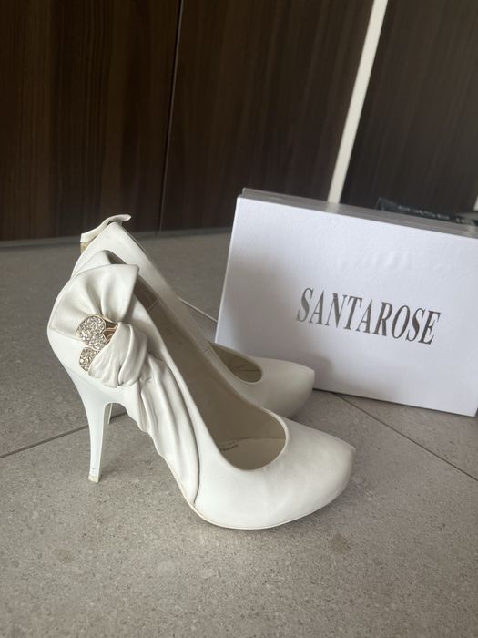 Туфли белые 37 размер Satardse