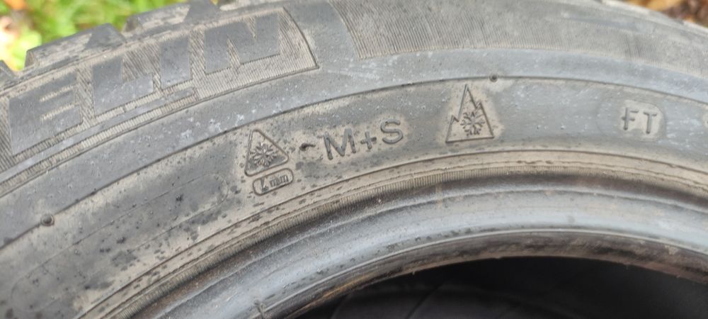 Opony zimowe 6mm 165/65/14 Michelin N