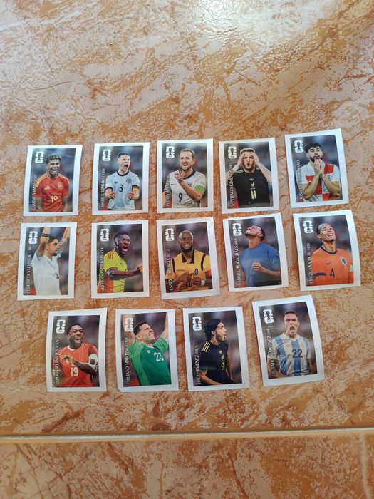 Conjunto 14 cromos coca-cola versão brasileira