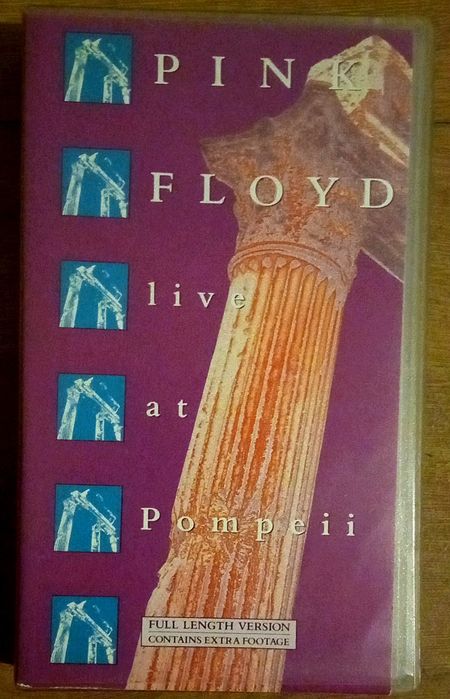 VHS Pink Floyd, Live in Pompeii