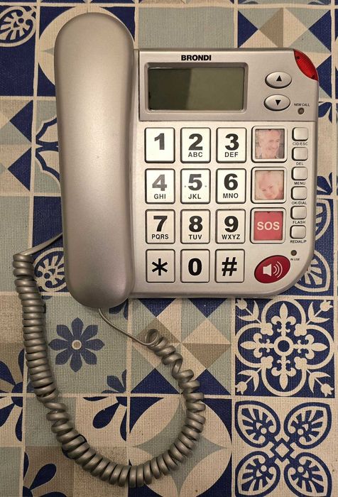 Telefone com Fios Sénior - Brondi