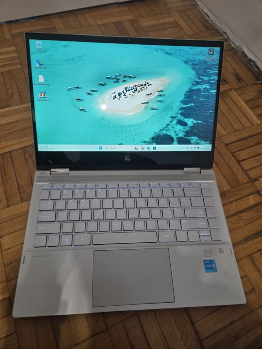 Laptop HP Pavilion X360 i3-1115G4 8gb ram SSD bateria tylko 42 cykle