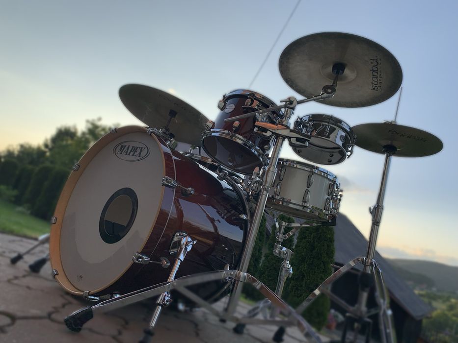 Perkusja Mapex Meridian Birch + Istanbul Agop + hardware +pokrowce
