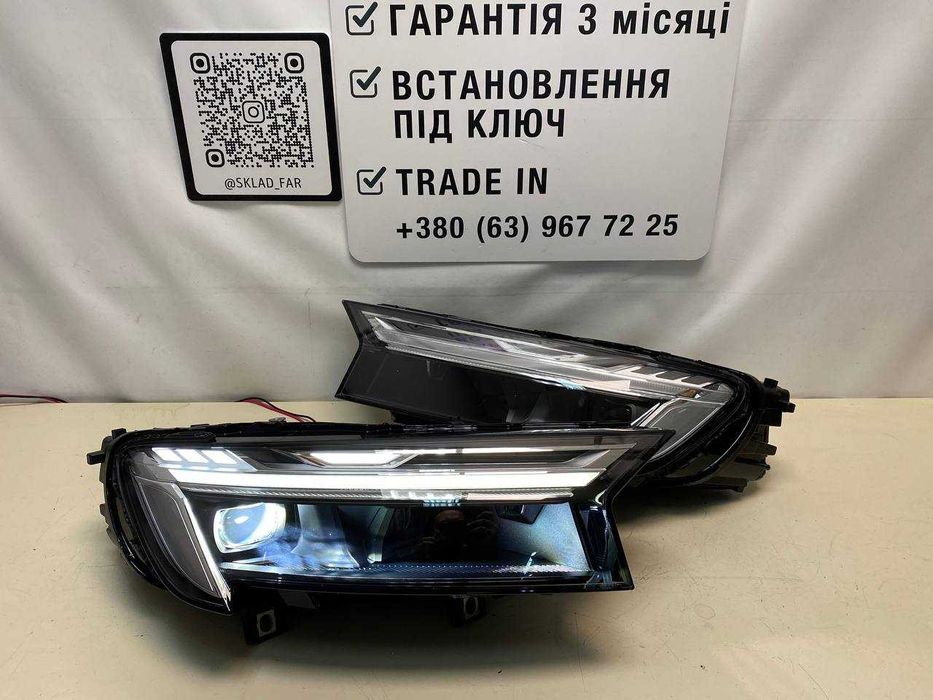 Фара фари оптика Audi Q7 4m Matrix рест 2024 ку7 Ауді матриця 2024