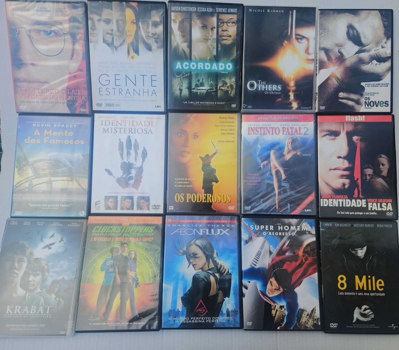 Filmes DVD (parte 1) - usados e novos - a partir de 1€