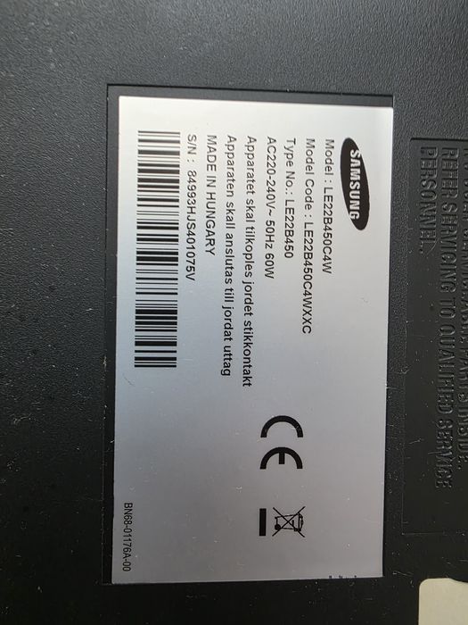 Televisor SAMSUNG LCD LE22B450C4W