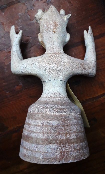 DEUSA C/ coroa de ossos - ANO 1500 - Peça Egípcia