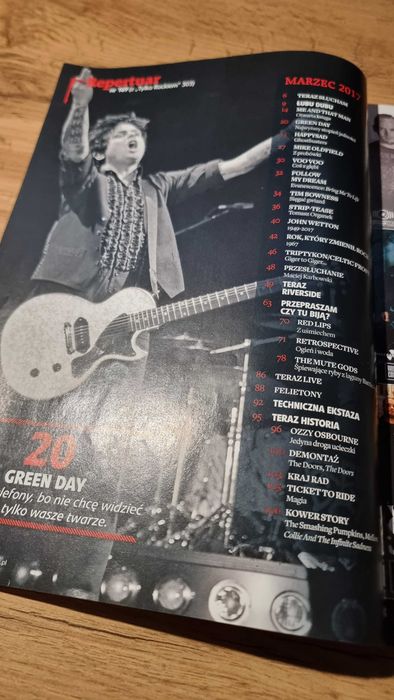 Teraz Rock 3/2017 - Me And That Man, Riverside, Green Day