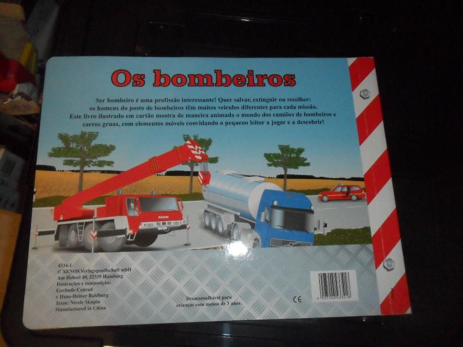 Livro " Os bombeiros"