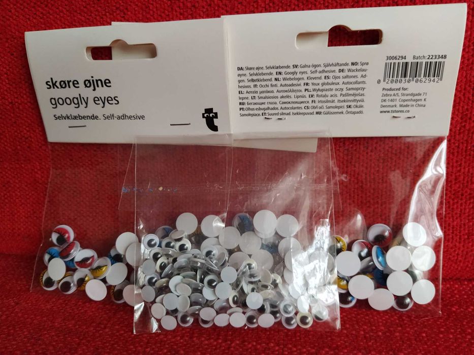 Conj. 4 Pack of Movable-Eye Stickers for Activities64752034314114123