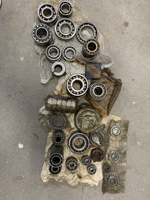 Łożyska 72 szt różne