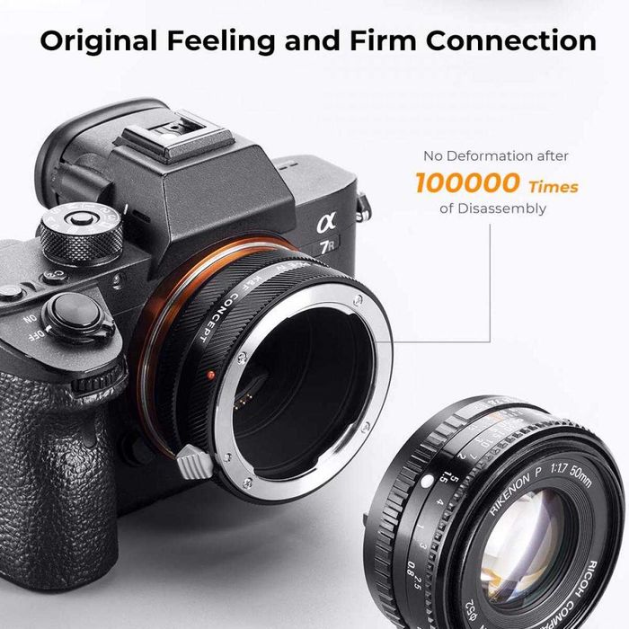 Adapter Pentax PK - E-mount Sony NEX PRO IV A7RIII A7III A7IV