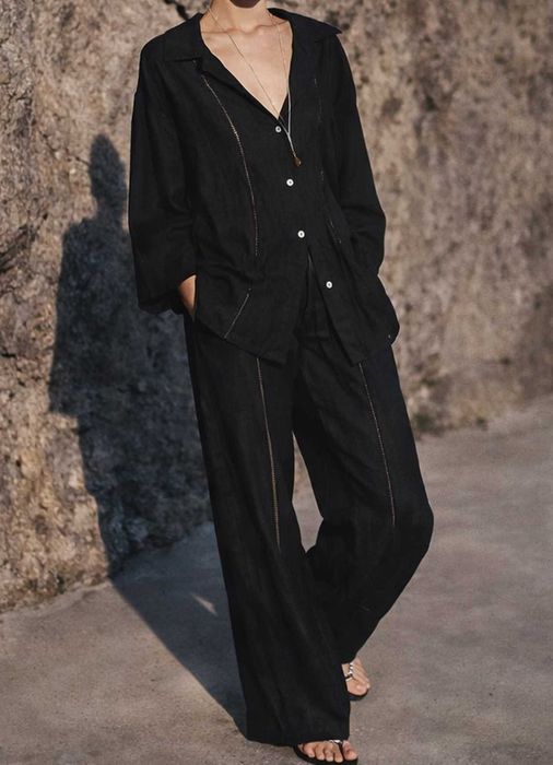 Стильный костюм лен zara cos twinset XL