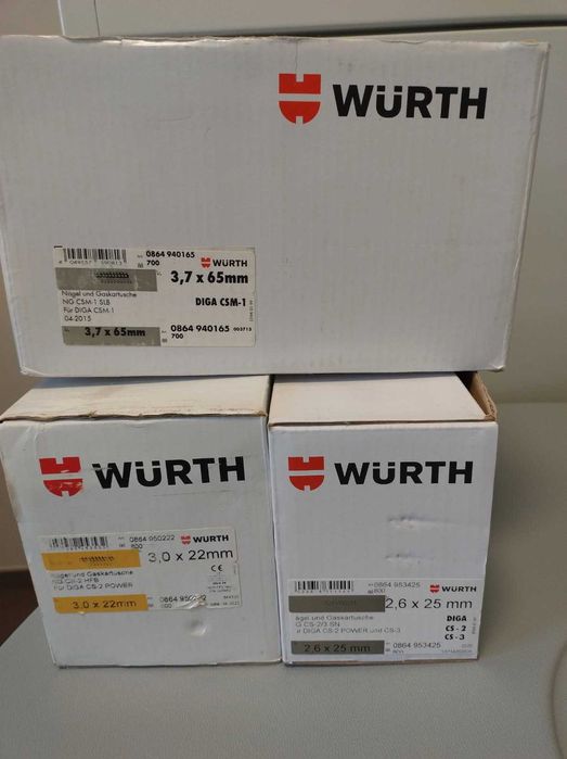 Gwoździe wurth roz 65