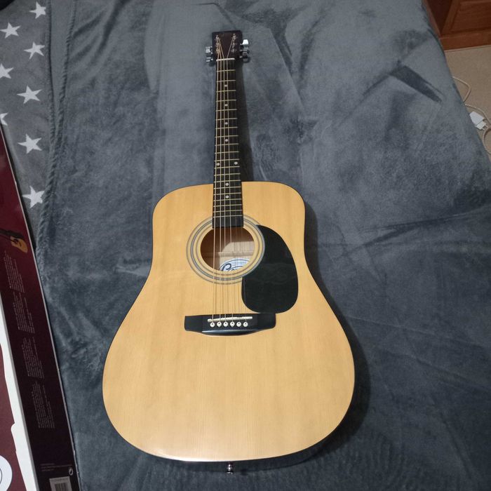 Pack Guitarra Acústica + Saco em Nylon Gemma Standard Nat - Sem Uso