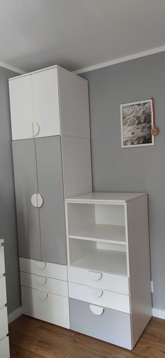 Meble IKEA PLATSA / SMÅSTAD – komplet mebli | Stan bardzo dobry