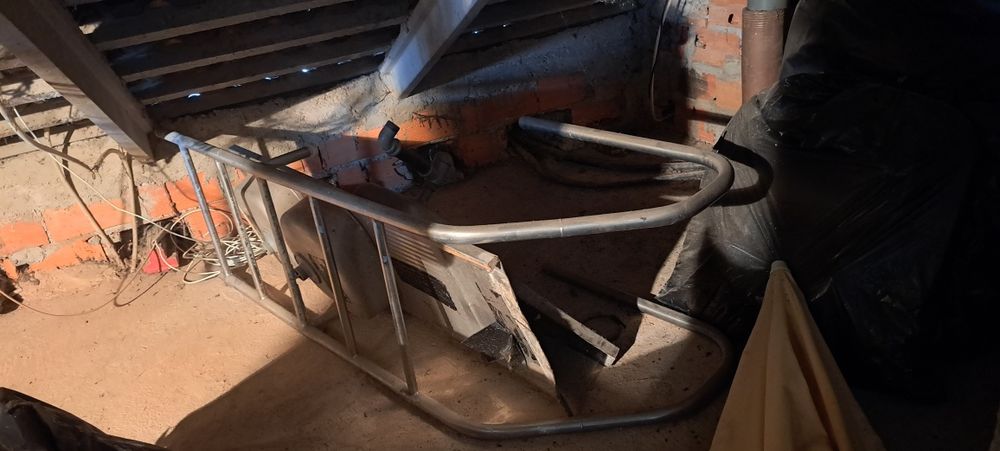 Escada piscina aluminio. 3 degraus