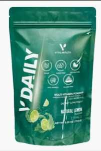 V-Daily Multi-Vitamin Powder (Novo e Selado) - Energia e Imunidade