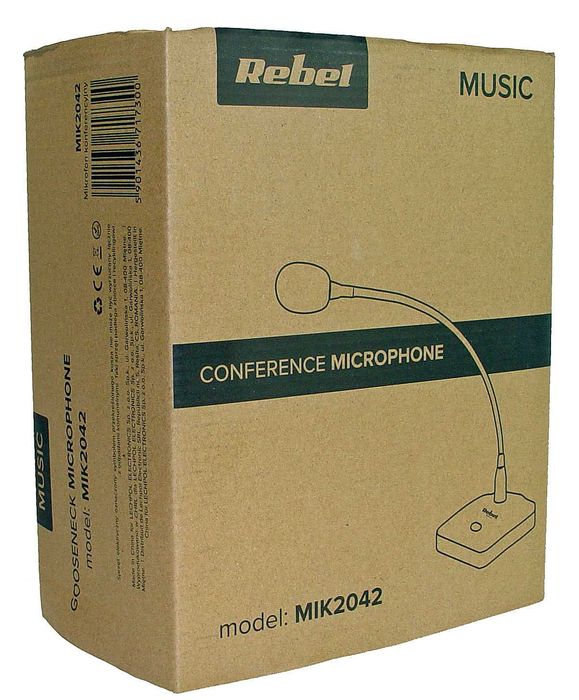 Mikrofon MH-35A giętki wysiegnik 42cm