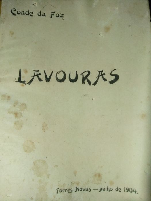 Vendo livro - Lavouras- conde da foz