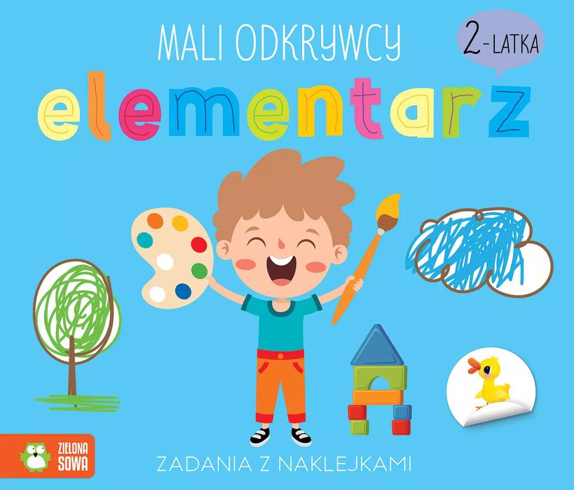 Mali odkrywcy. Elementarz 2-latka. Zielona Sowa. Nowy Produkt