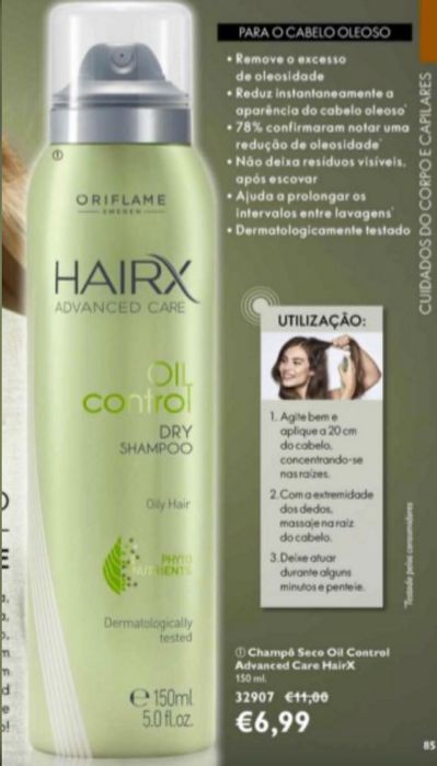 Champô Seco (excelentes resultados e prático) HairX NOVO