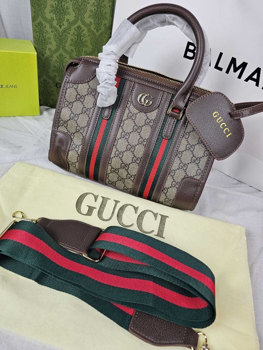 Torba srednia Torebka damska Gucci kuferek nowa HIT brazowy