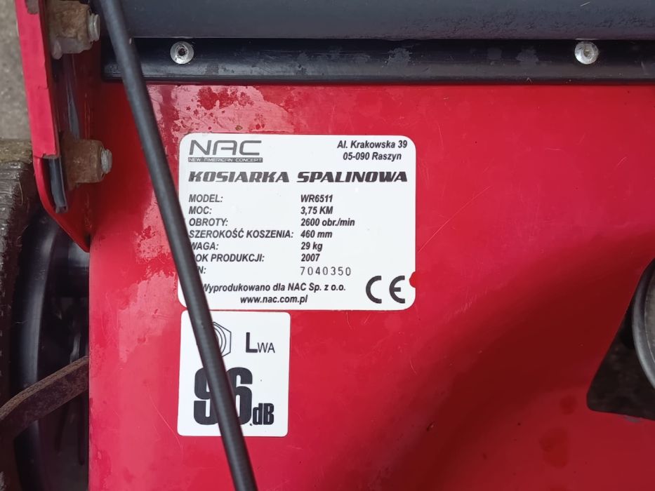 Kosiarka spalinowa NAC 4km z napędem