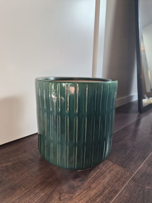 Vaso verde porcelana