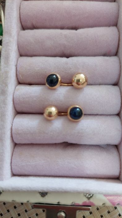 Brincos Ouro 14k, Topazio London Blue