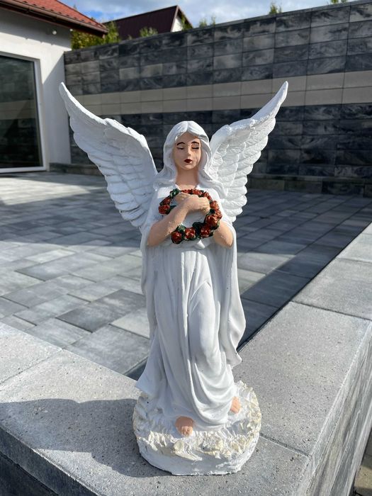 Aniołek figurka figurka na grób figura betonowa anioł figury cmentarz