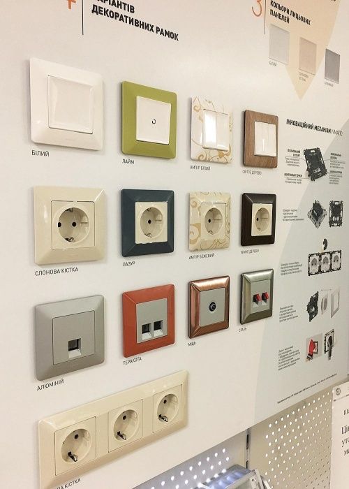 Розетки та вимикачі Legrand