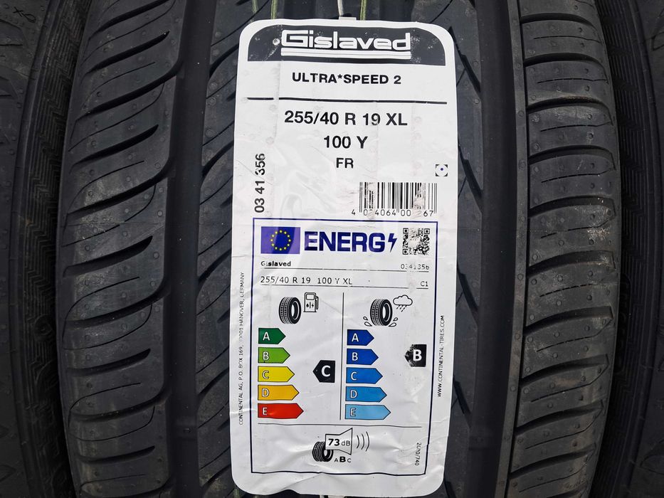 Резина літня. Нова. 255/40 R19 Gislaved Ultra Speed 2