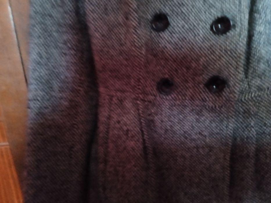 Sobretudo quente e cintado