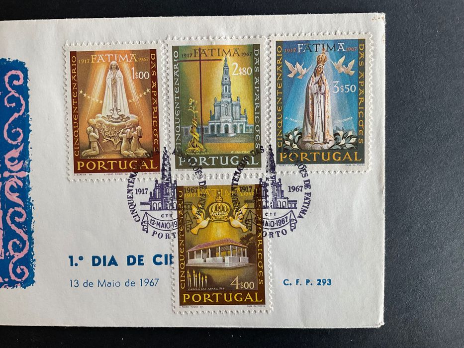 FDC Selos Fátima 13 Maio de 1967 - 68