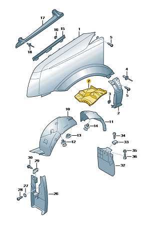 Nowe oryginalne nadkole wewnętrzne lewe VW CRAFTER 2E