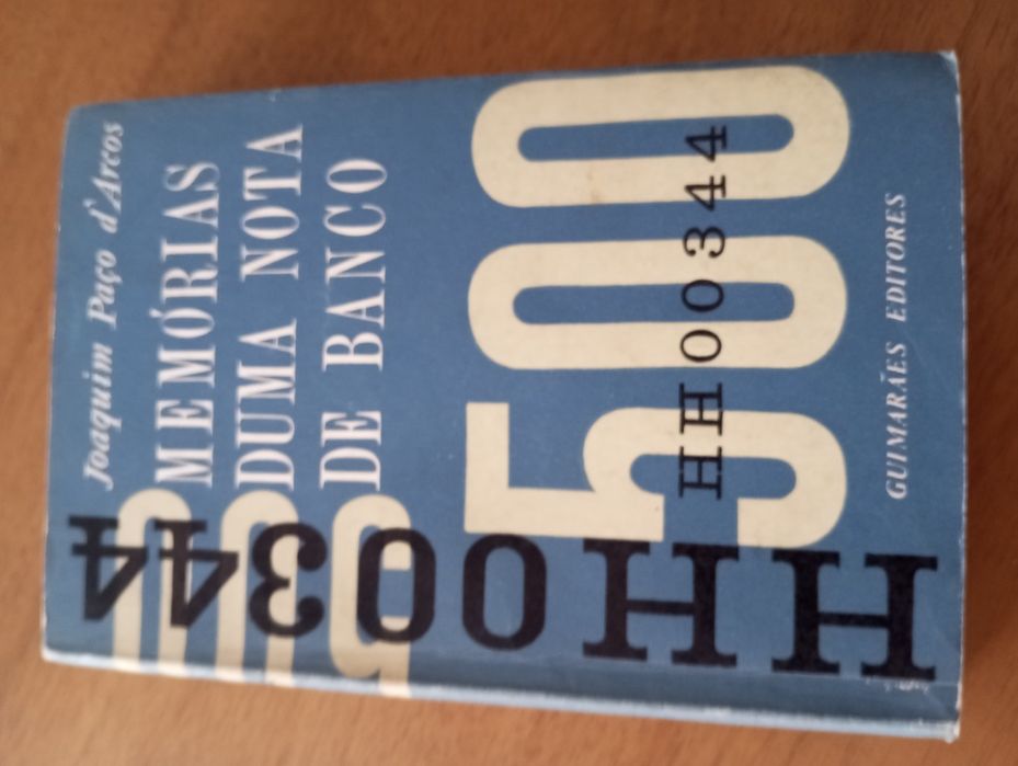 Memórias Duma Nota de Banco Autografado pela mulher de Joaquim Paço d'