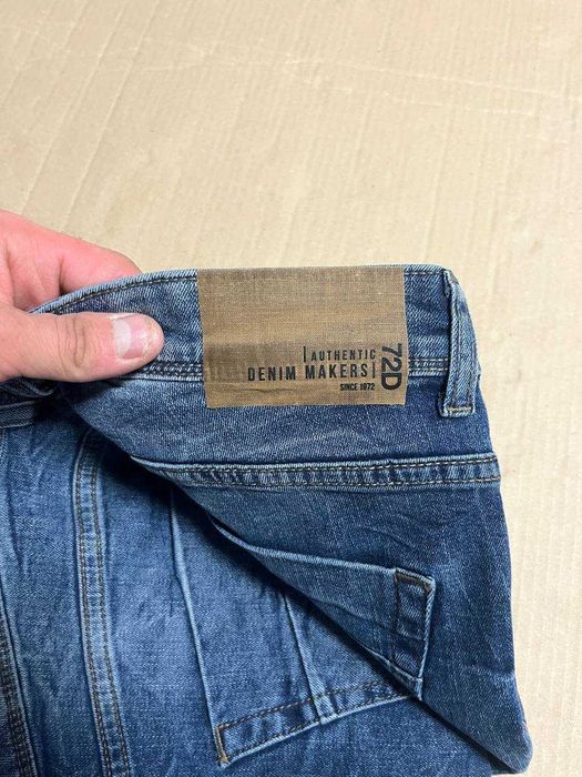 Męskie dżinsy OVS 72D Slim Fit W33, niebieskie