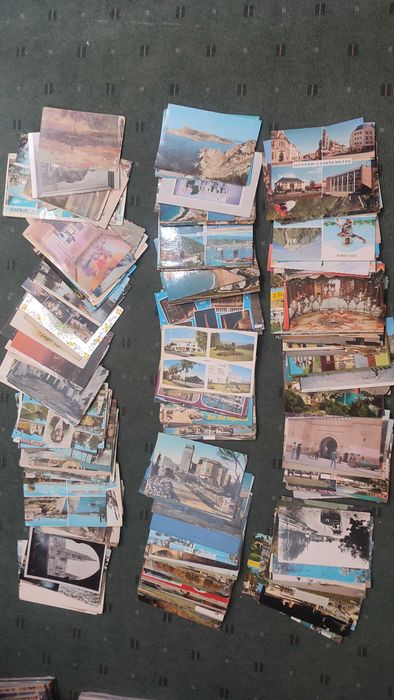 Lote 500 Postais Estrangeiros - Escritos