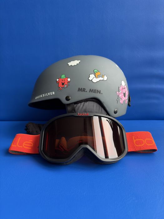 Лыжный шлем Quicksilver и маска Bolle